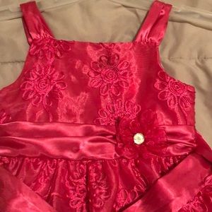 Beautiful pink little girl dress